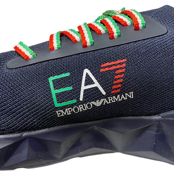 Emporio Armani 13.5 Ea7 Italia Olympic Team Sneakers In Tokyo Navy Tennis Shoes main image 12